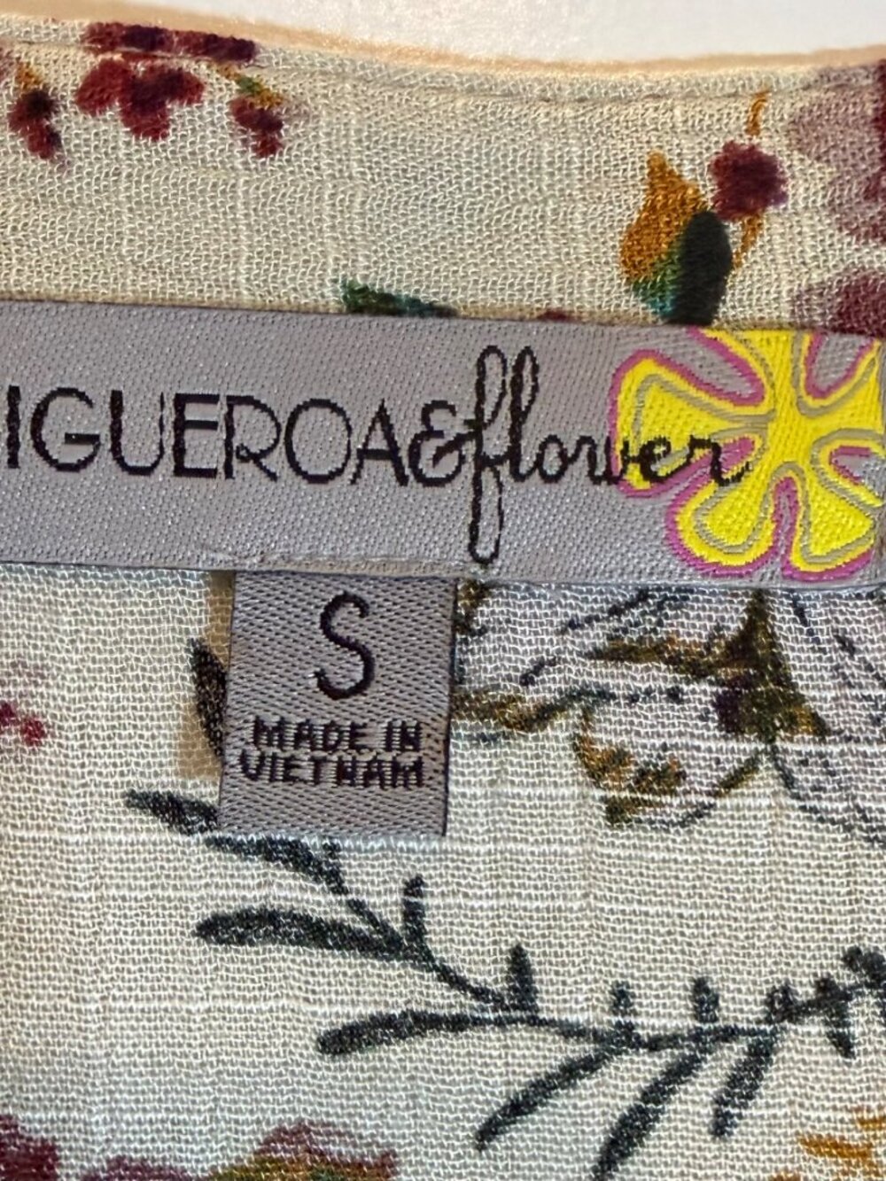 Figuroa & Forever Print Tunic dress Size M - Picture 3 of 3
